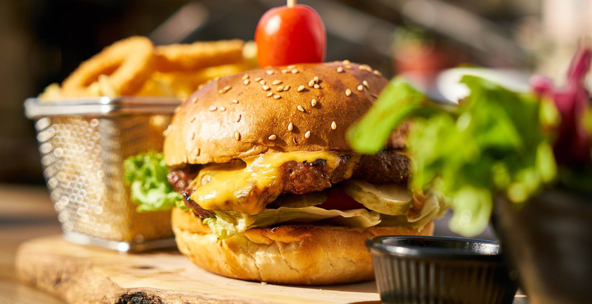 Great pub food - Our classic burgers